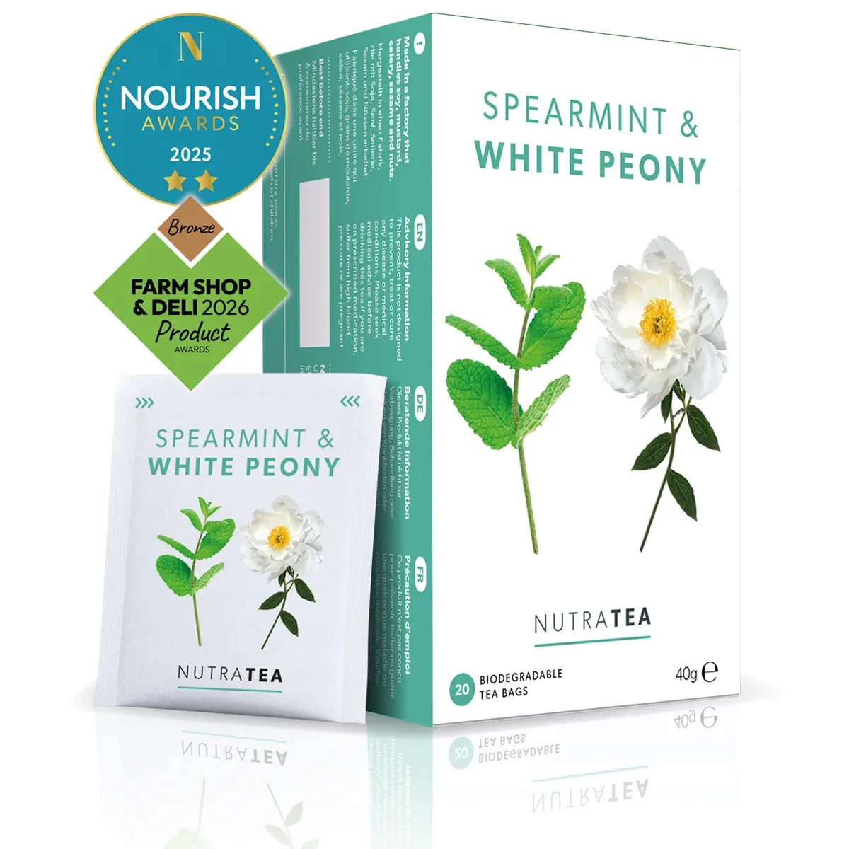 Spearmint & White Peony – 20 Tea Bags