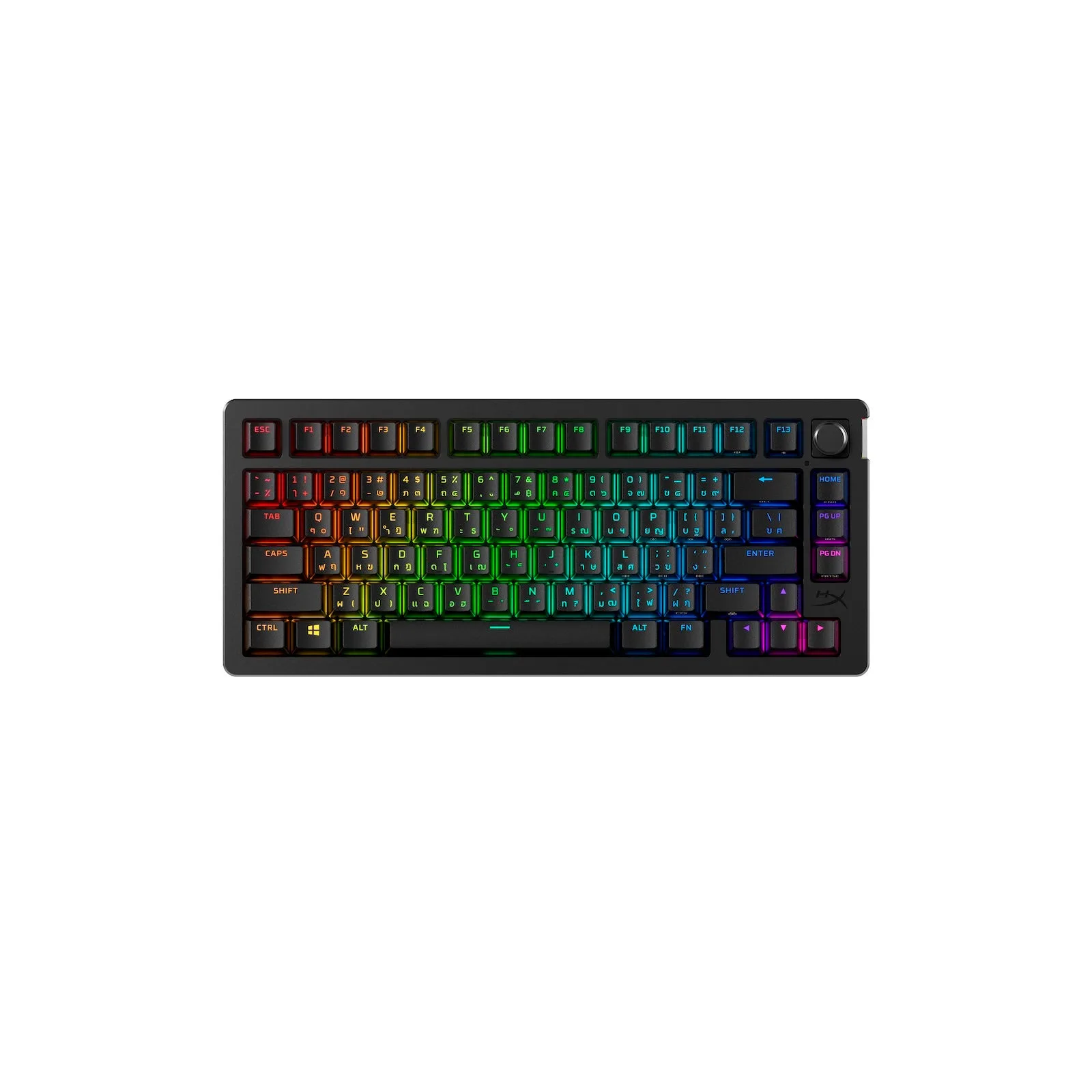 HyperX Alloy Rise 75 Wireless - Teclado para juegos