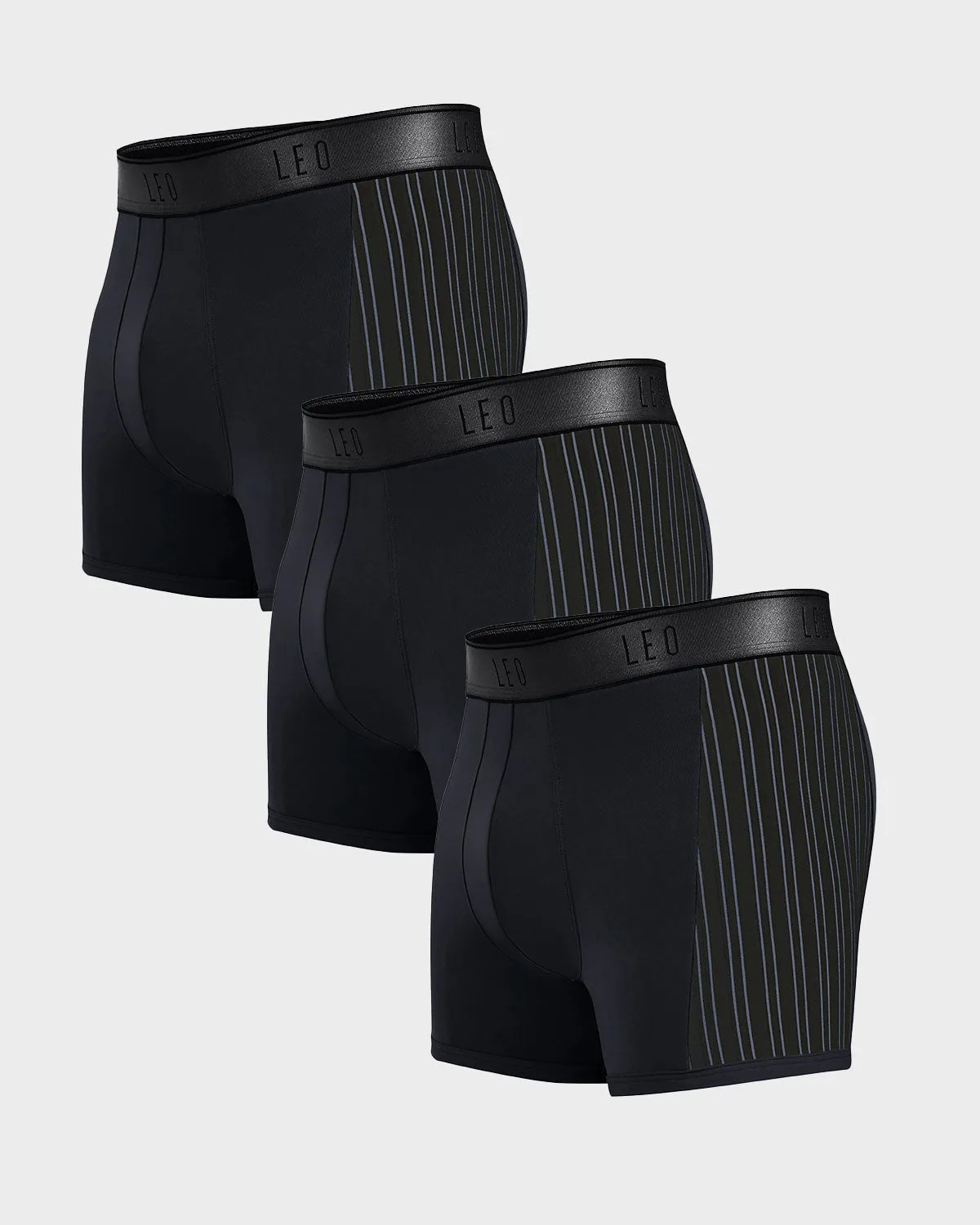 3-Pack Perfect Fit Trunks with Contrast Details
