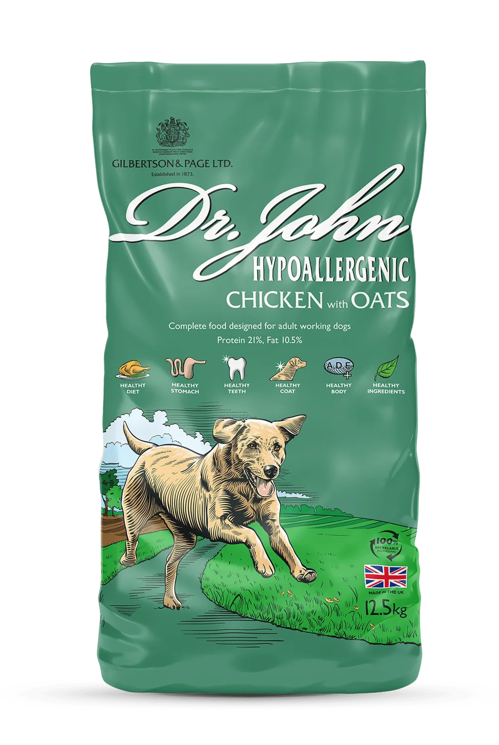 Dr John Hypoallergenic Chicken & Oats 12.5kg