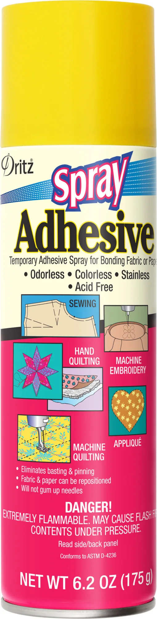 Choosing Temporary Spray Adhesive for Fabric Projects