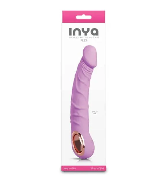 INYA Flex Rechargeable Silicone Flexible Vibrator Pink