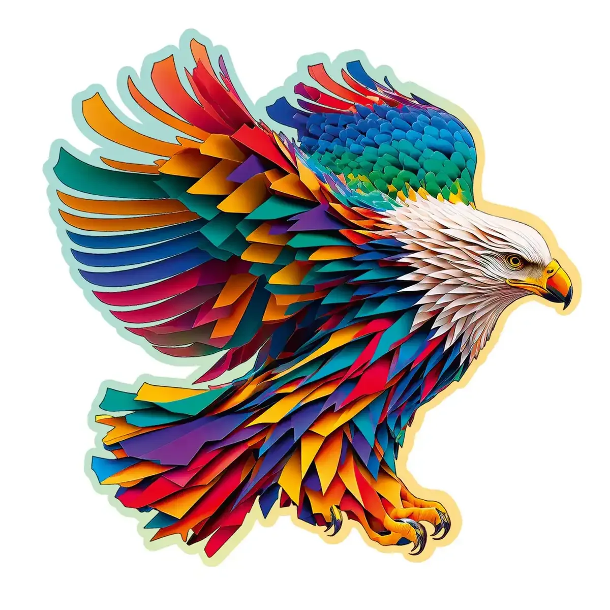 Bright Eagle 250 Wooden Puzzle
