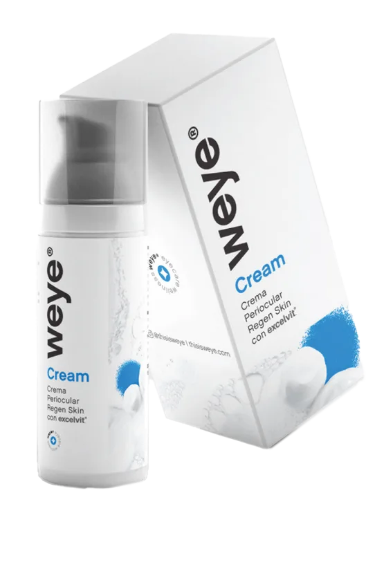 Cómo usar la crema Weye para párpados en piel sensible