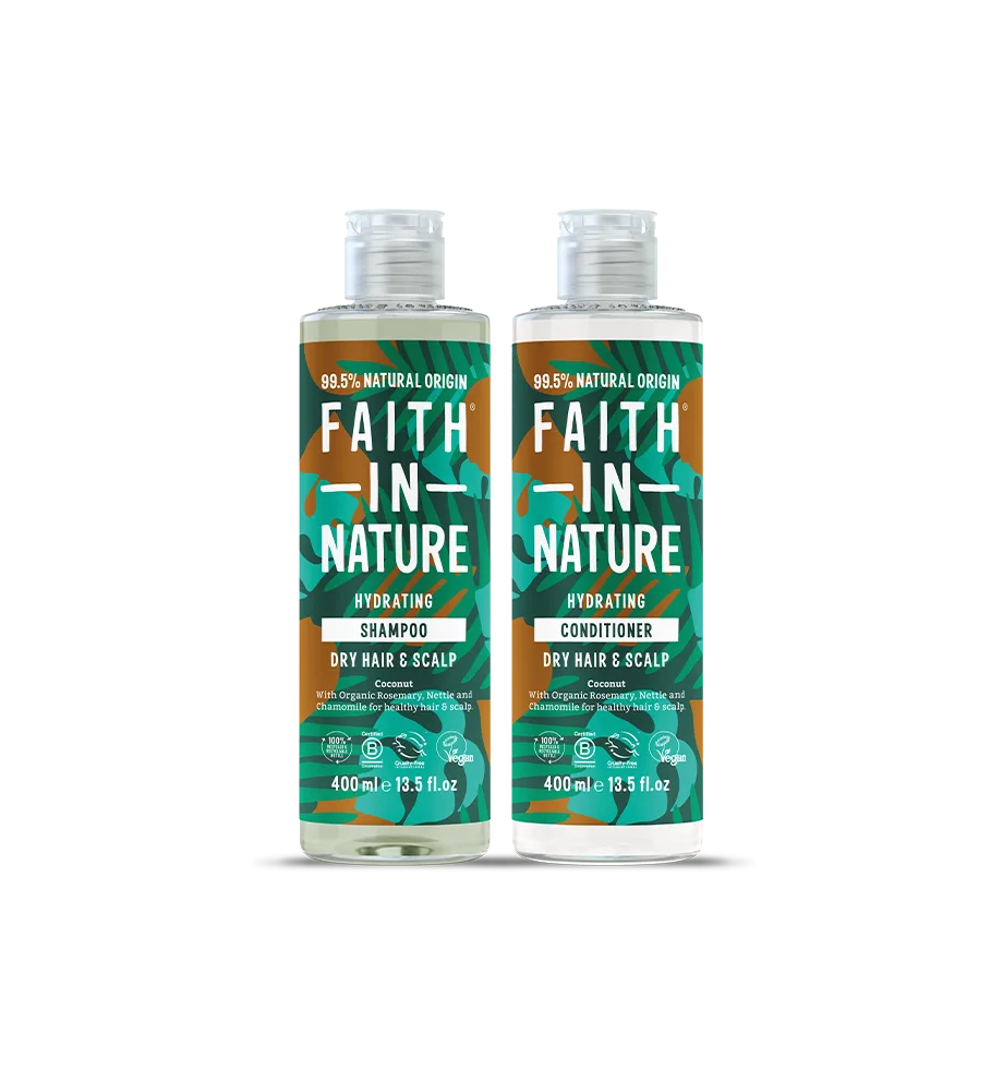 Coconut shampoo & conditioner set