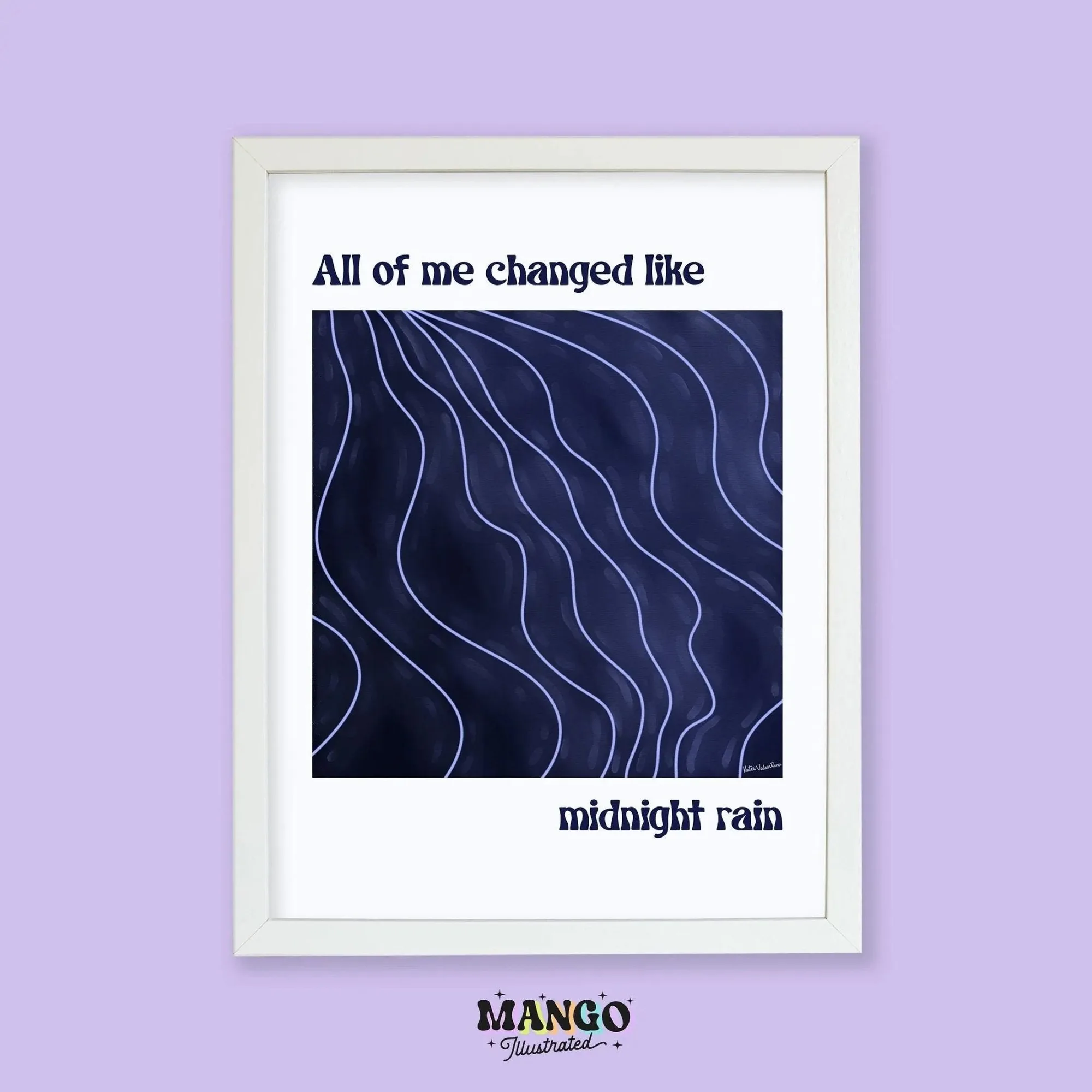 Midnight Rain art print