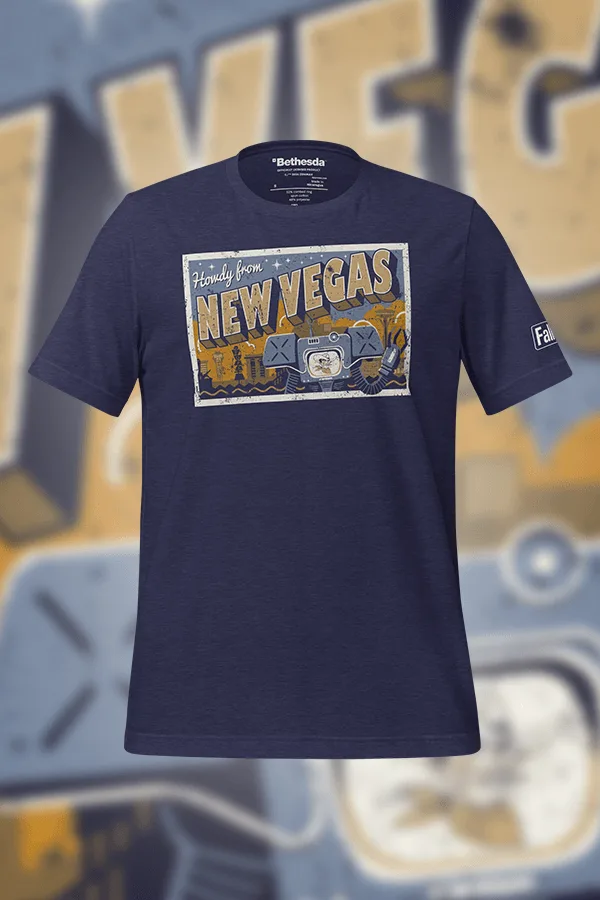 T-shirt Fallout Howdy From New Vegas