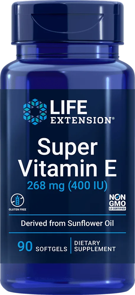 Super Vitamin E, 268 mg (400 IU), 90 softgels