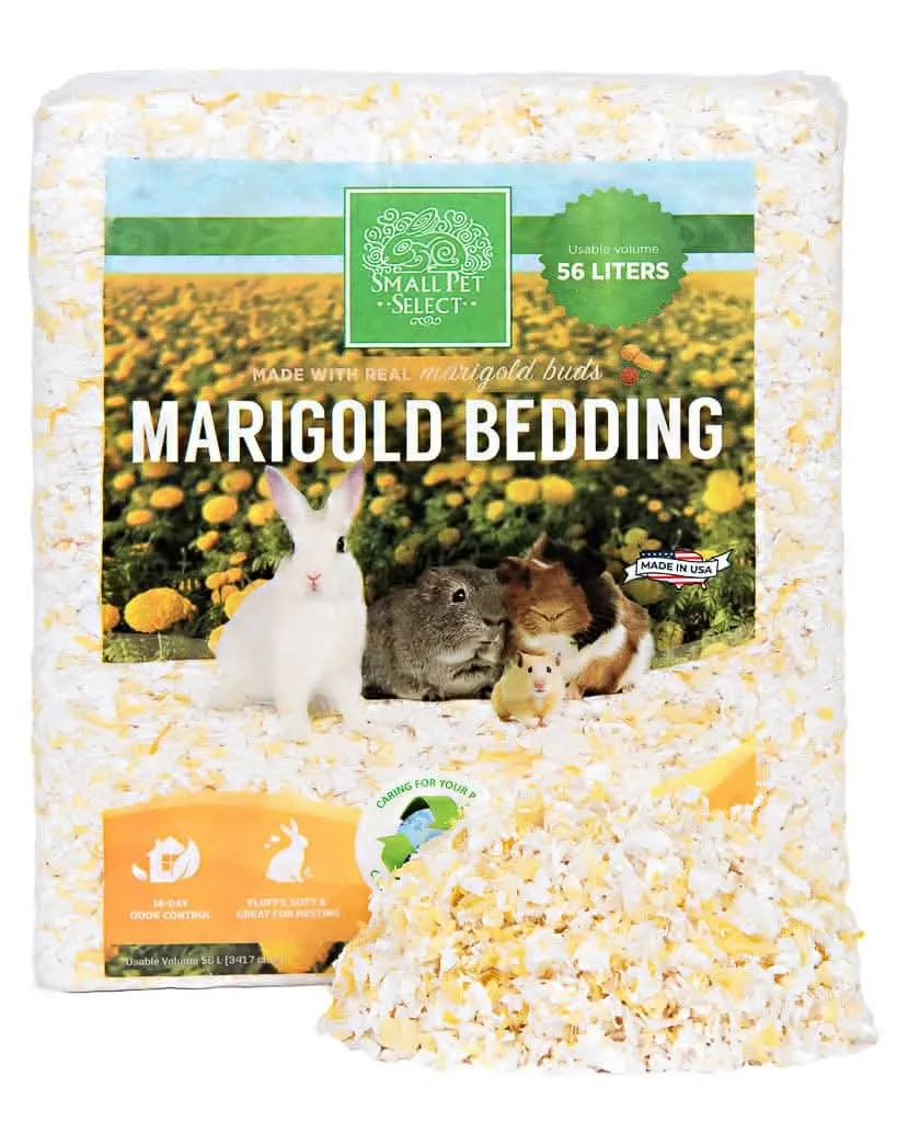 Cama de papel de lavanda vs. caléndula para mascotas pequeñas