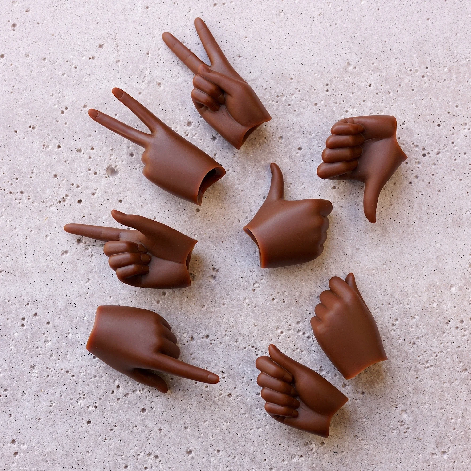 Paquete de manos opcional 1 para niñas (Cacao)