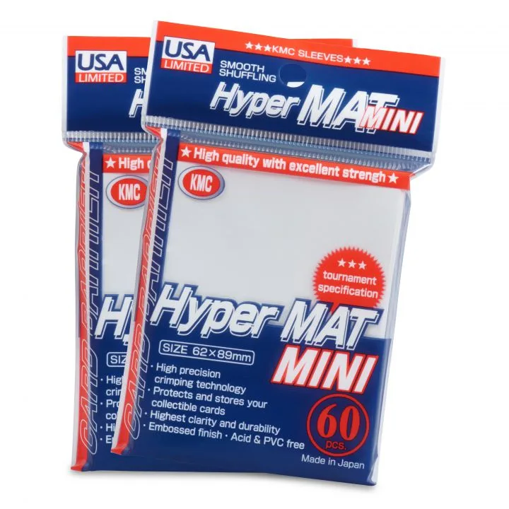 Minkä kokoiset kortit sopivat Mini Hyper Mat -suojiin?