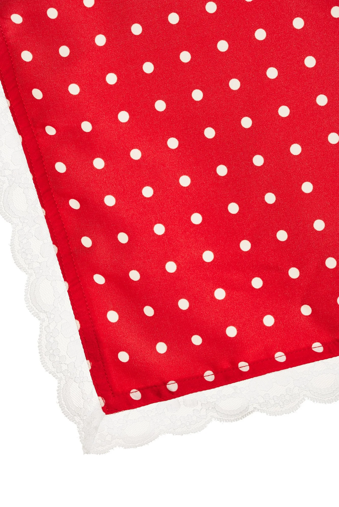 Ruth Square Headscarf — Red