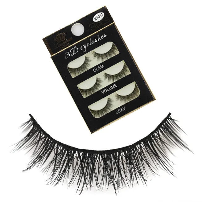 3D Volumizing Top Eyelashes (3 pairs) Type Y01