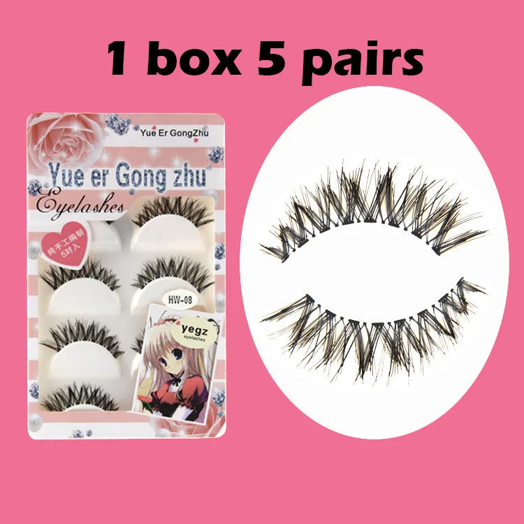 Cosplay Top Eyelashes ( x 5 pairs )