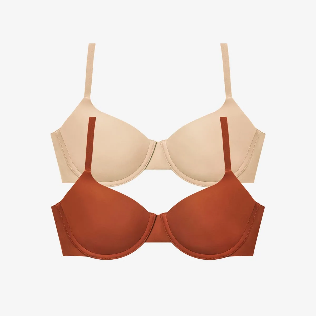 Simply Smooth T-Shirt-BH Duo Terra/Buff
