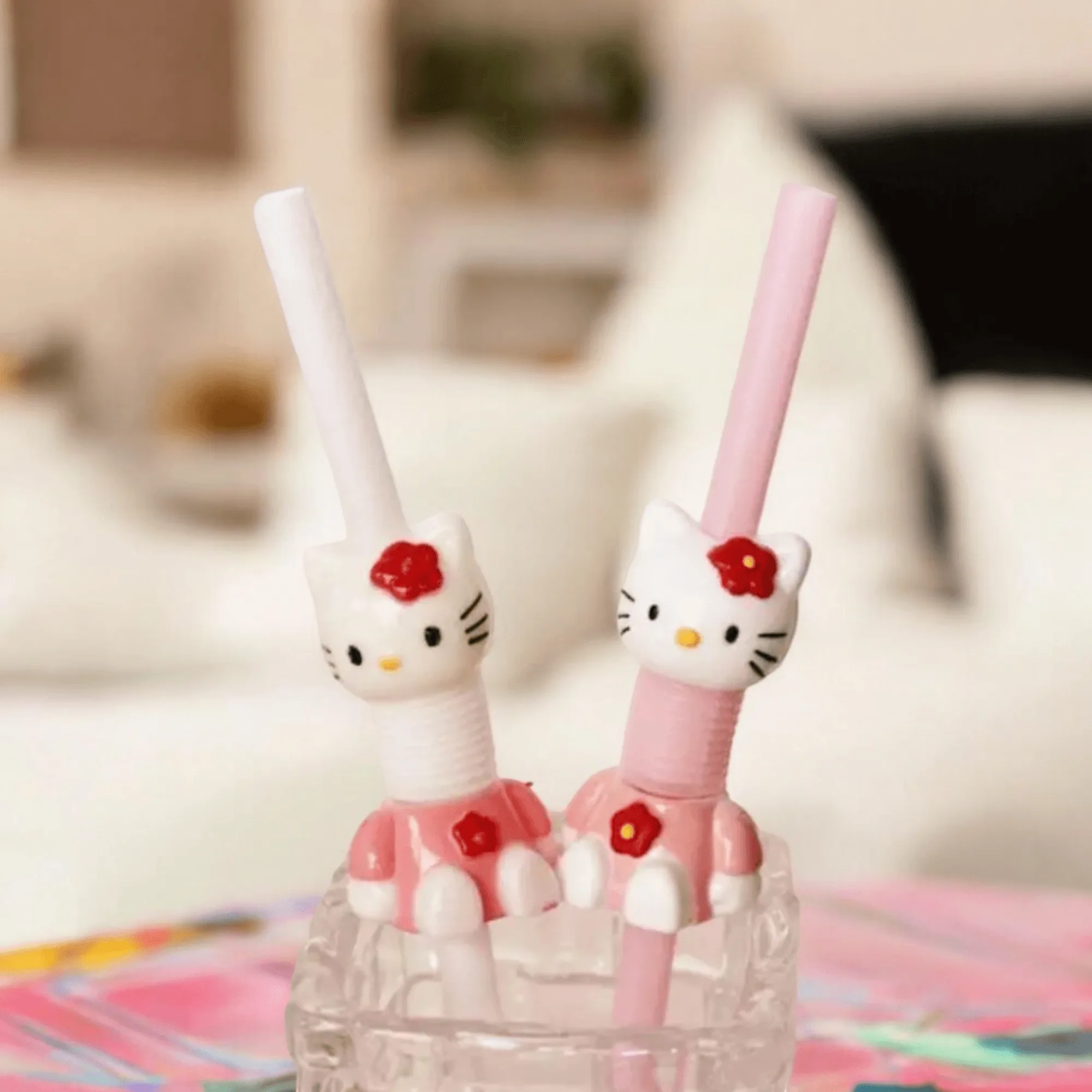 How to Use a Bendy Straw with Topper for Nail Art