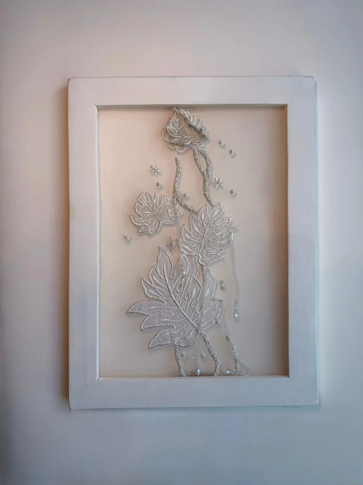 Embroidery No. 102 - Signed & Numbered Framed Couture Embroidery