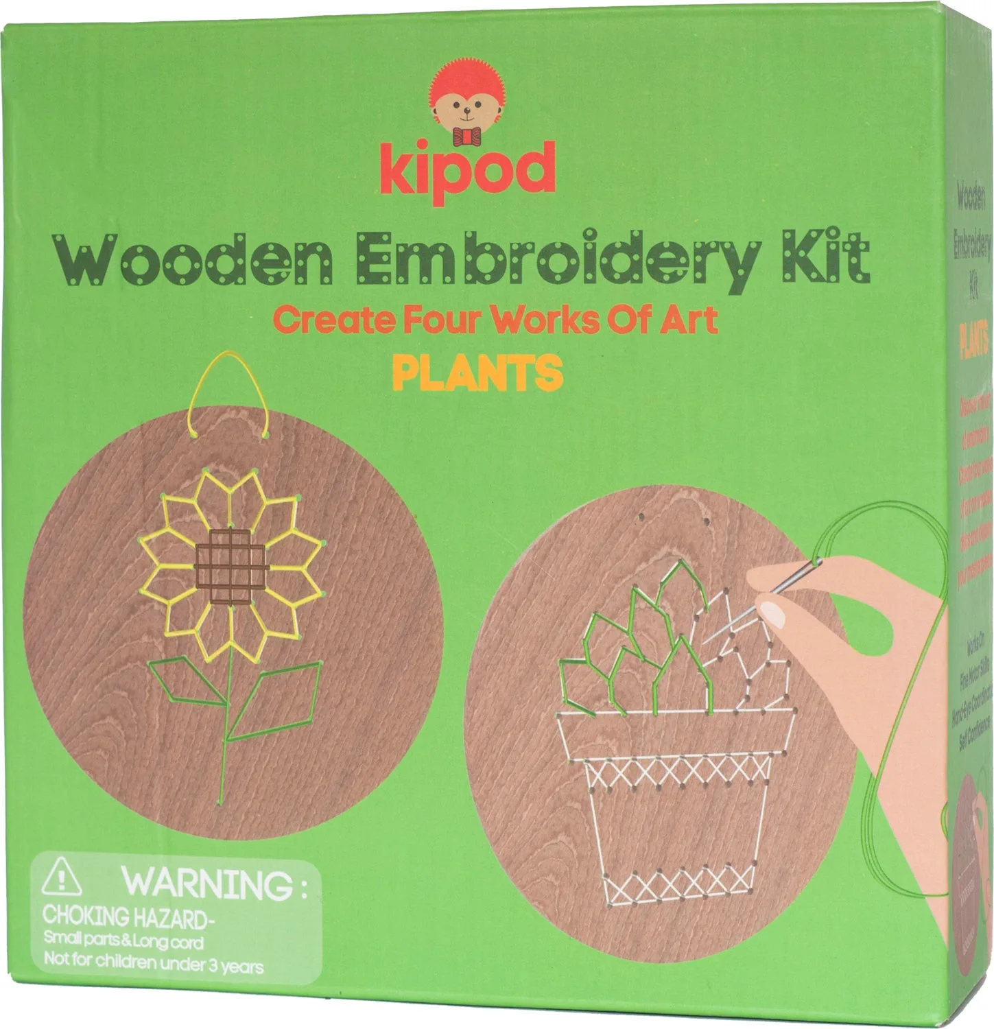 Plants Wood Embroidery Kit