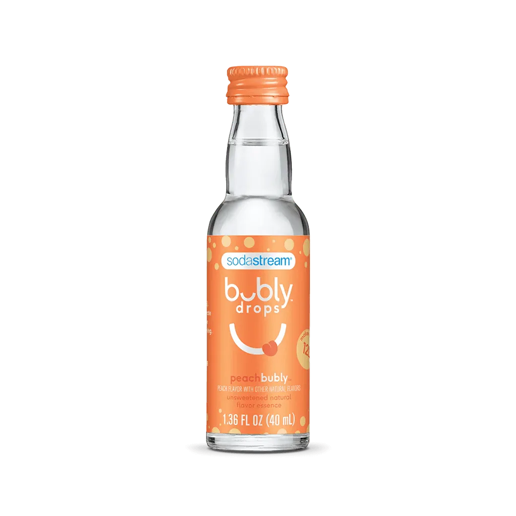 Sodastream bubly drops® Peach Natural Flavor Essence 40ml - تخفيضات نهائية