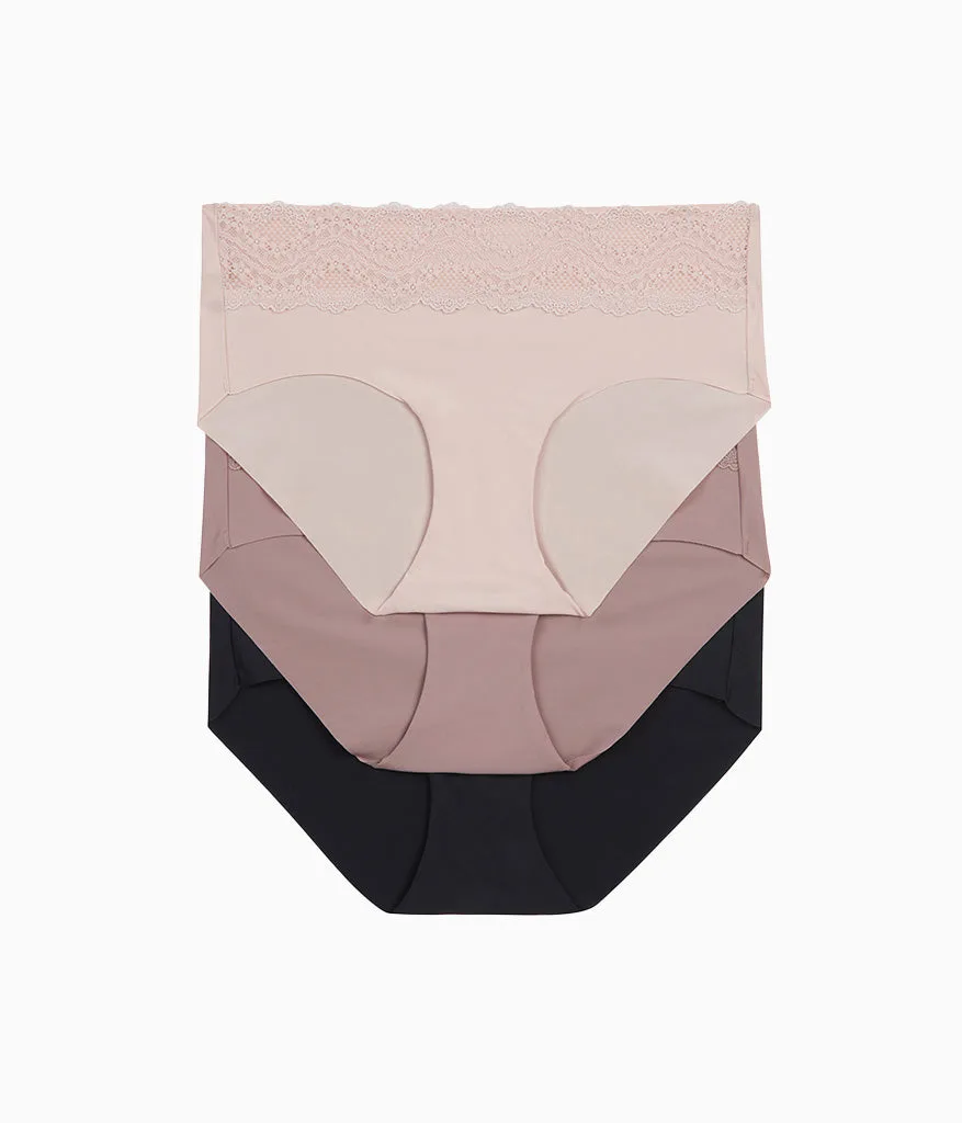 Pack culotte Hipster b.bare : Rose fumée/Andouiller/Nuit