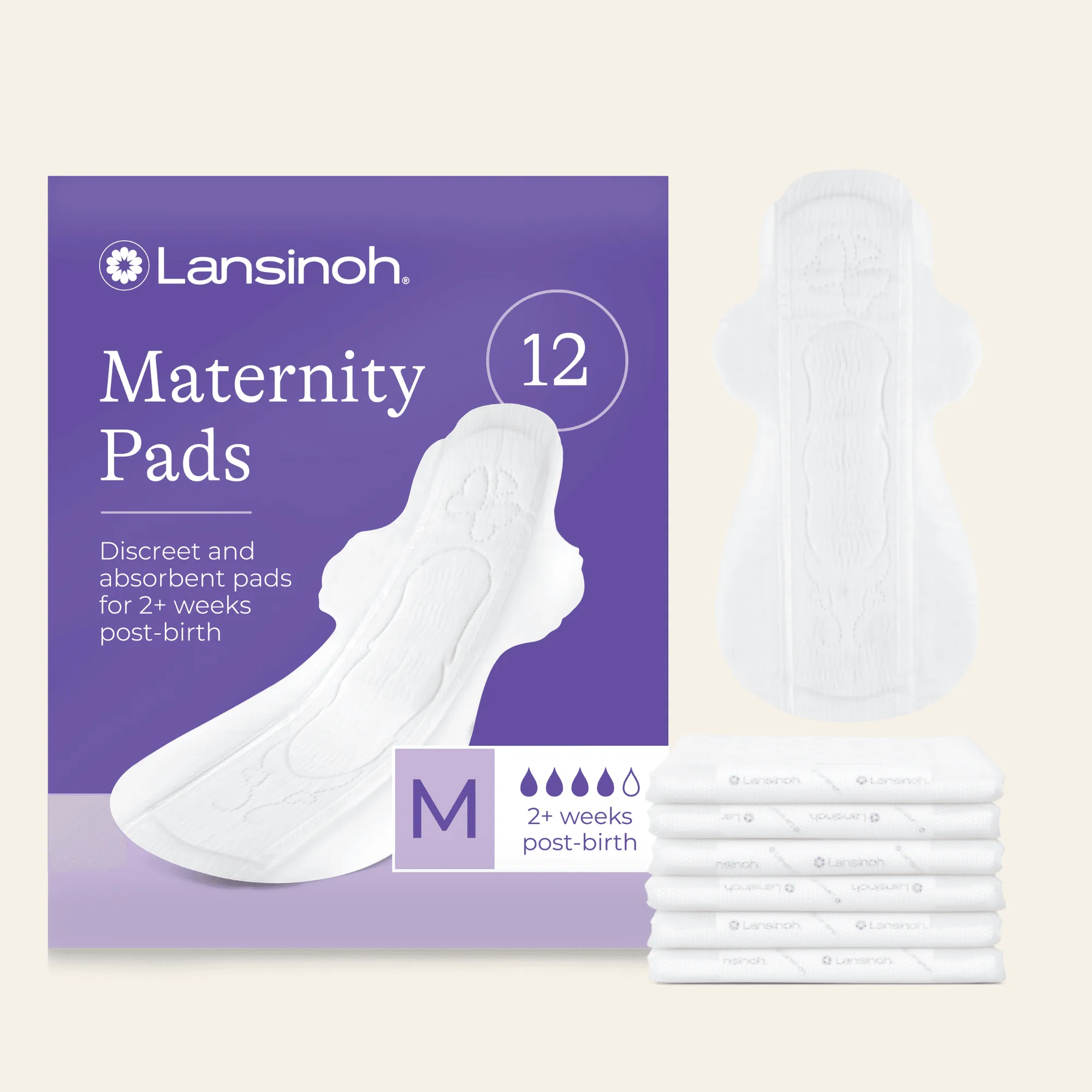 Discreet & Absorbent Maternity Pads: 2+ weeks post-birth