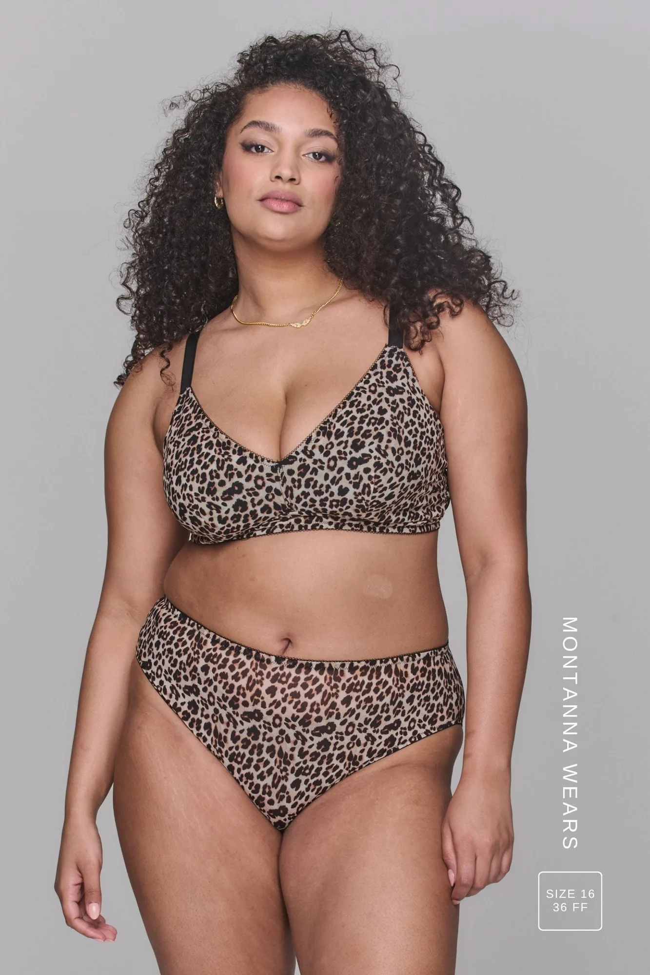 So Soft Mesh Fuller Cup - Leopard