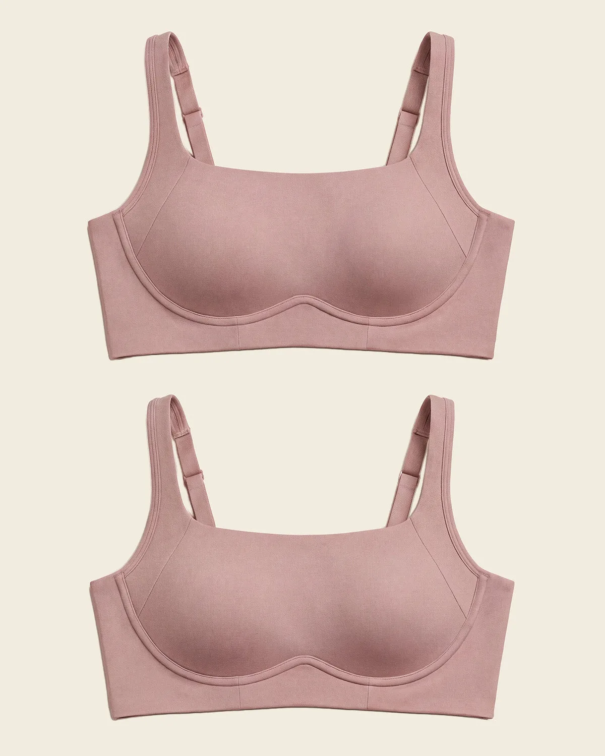 2-Pack Everyday Wireless Support Bras: Value & Fit