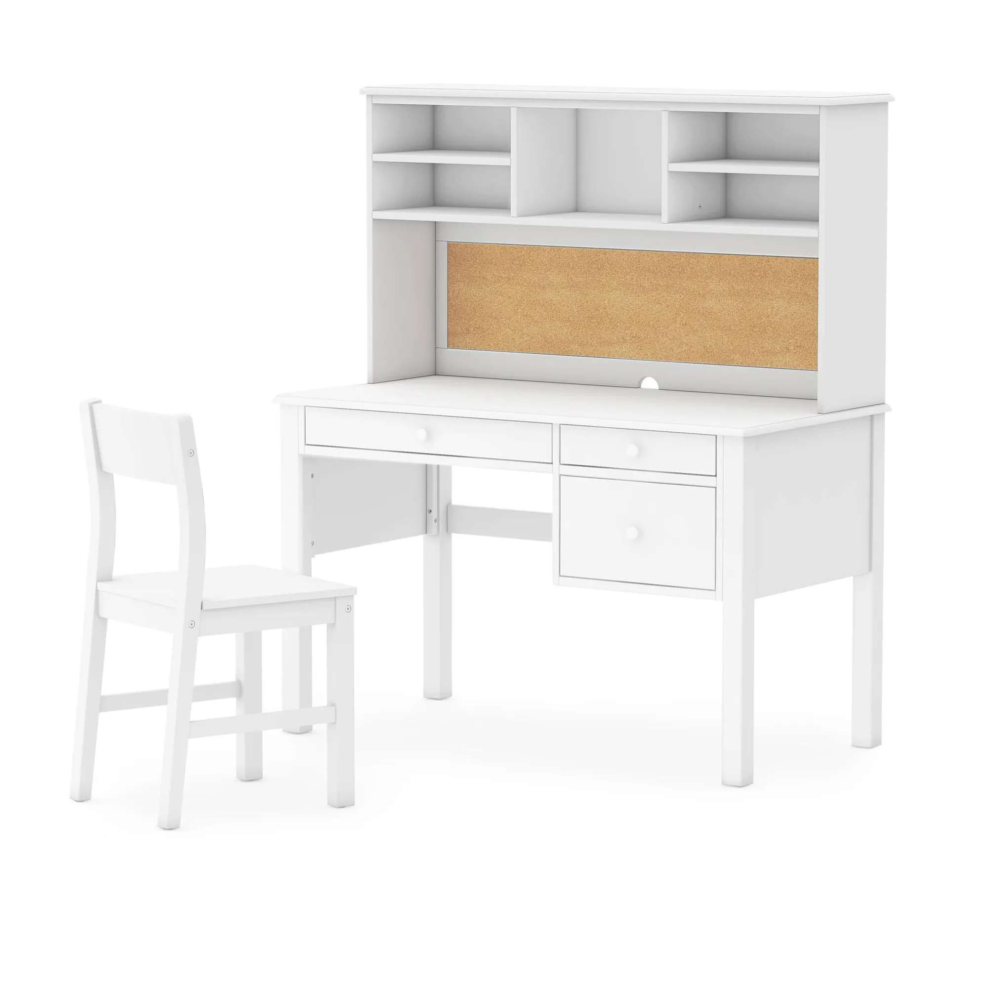 Bureau enfant : guide d'installation du retour et de la chaise
