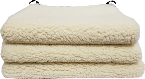 Raised Dog Bed Double Layer Hi-loft Sherpa Pad