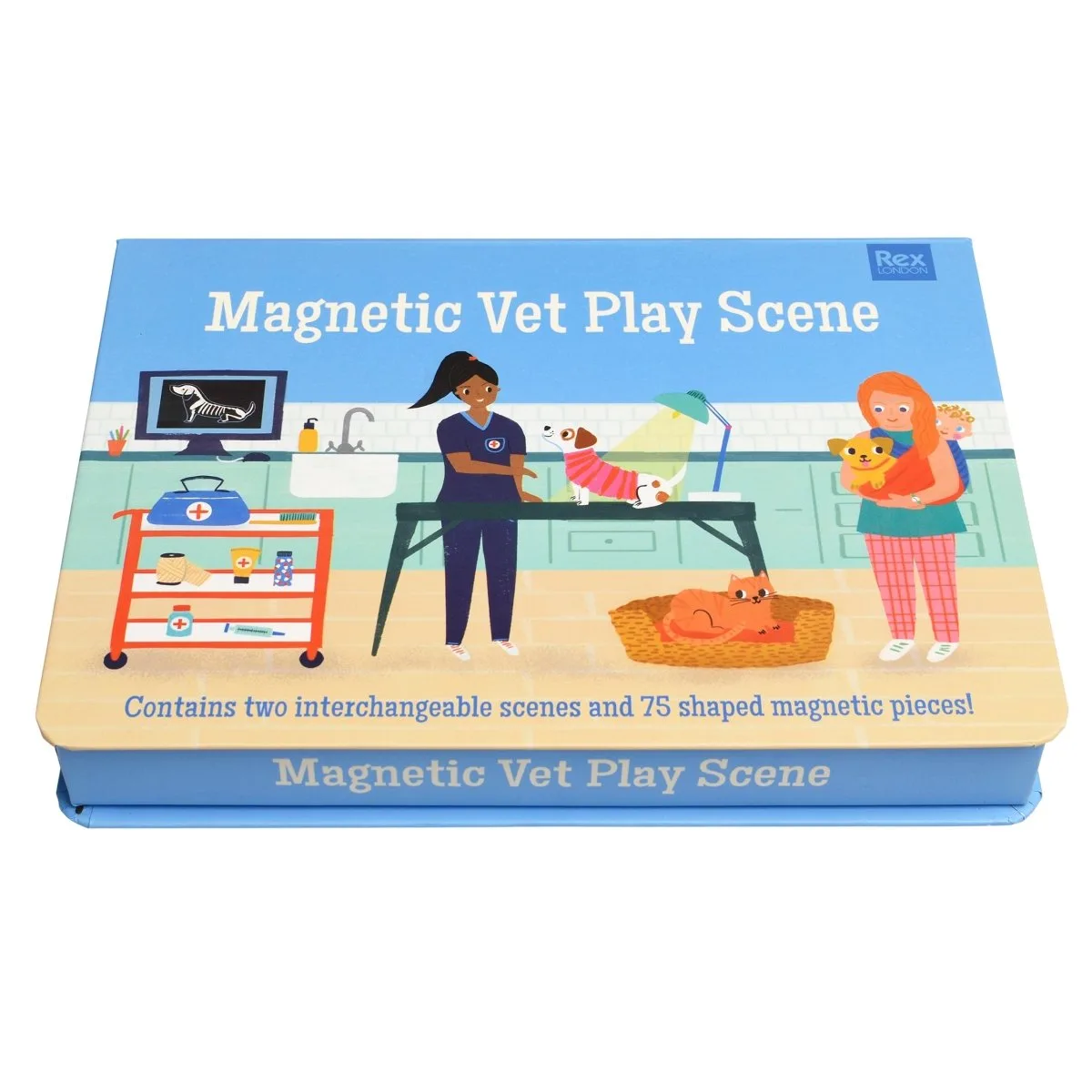 Scena di gioco magnetica veterinaria