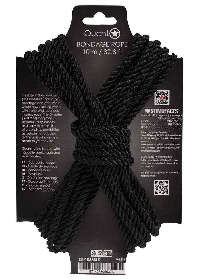 Corde de bondage en nylon ou cuir : que choisir ?