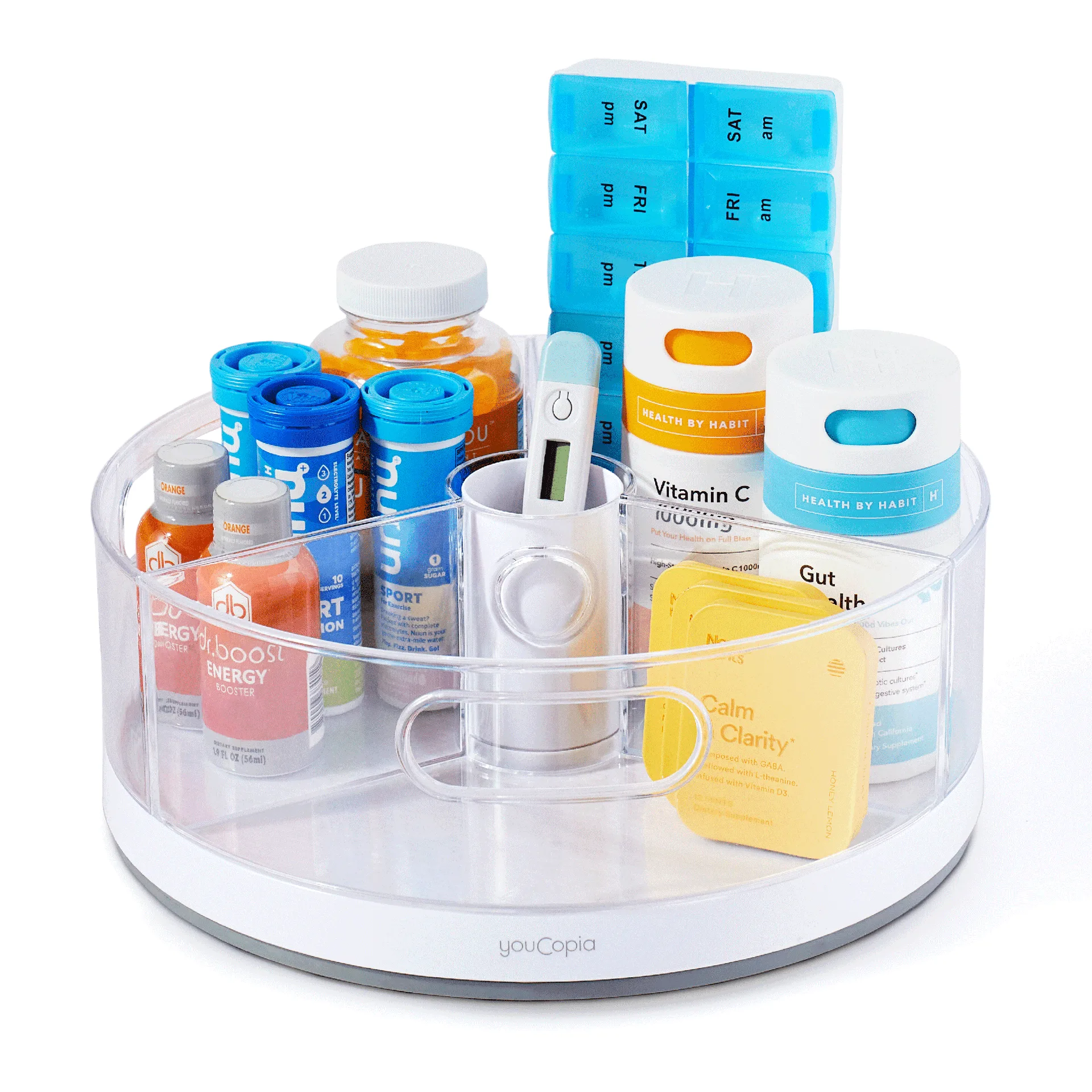 Crazy Susan® Turntable, 3 Bins
