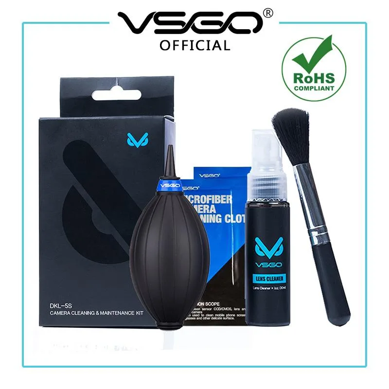 VSGO DKL-5S Basic Cleaning Kit for Camera Lens and Delicate Optics