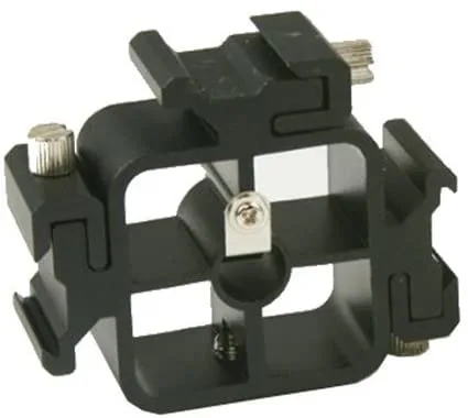 Triple Flash Sockets Hot Shoe Cold Shoe Adapter Mount Bracket Umbrella Holder H6705