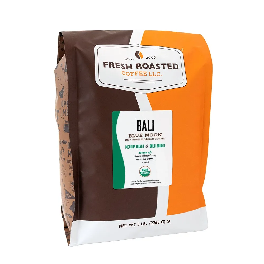 Organic Bali Blue Moon - Roasted Coffee