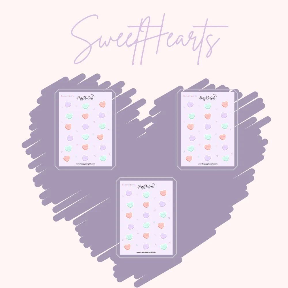 SweetHearts Stickervel