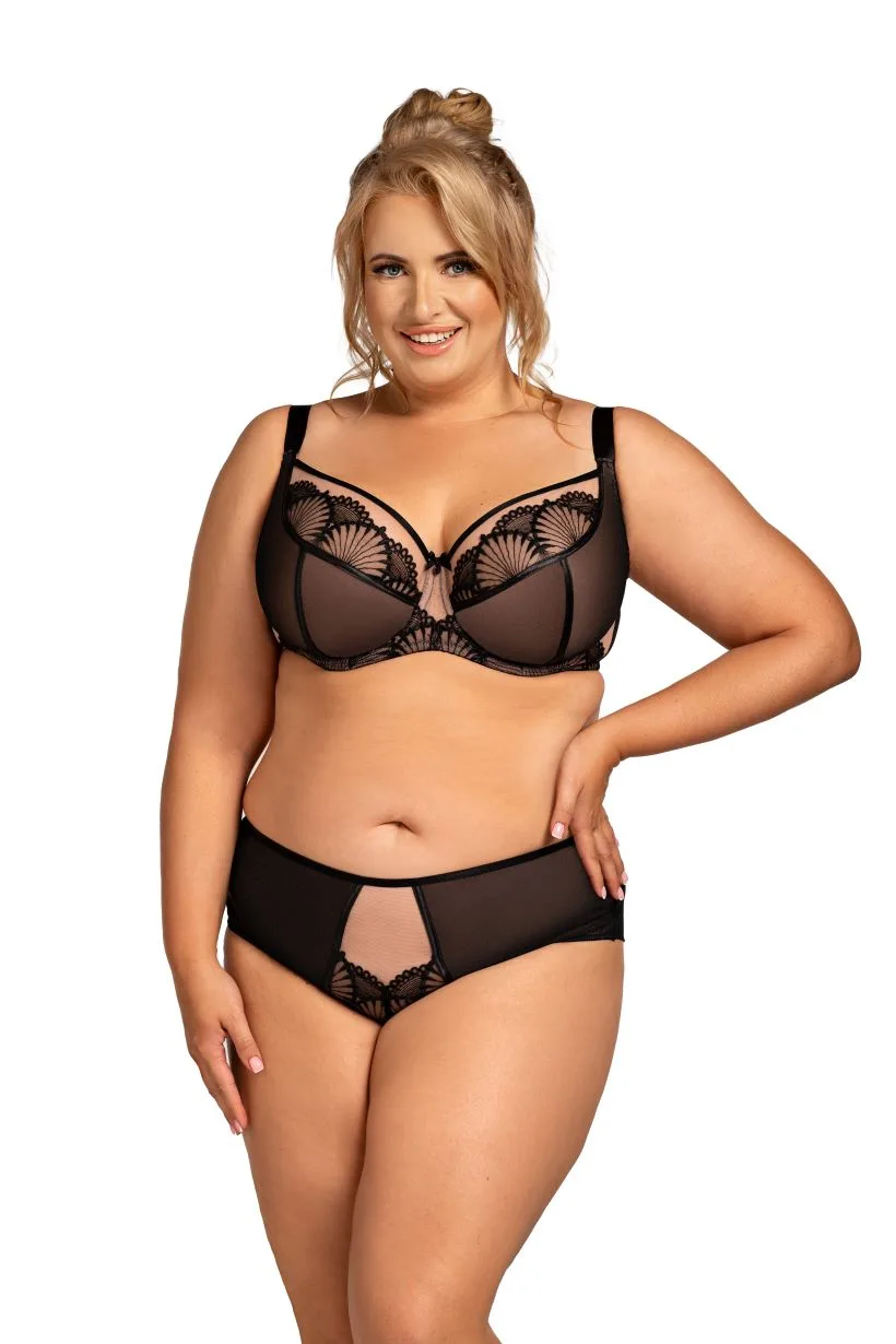 Gloria Soft Czerń N550 - Biustonosz - 65