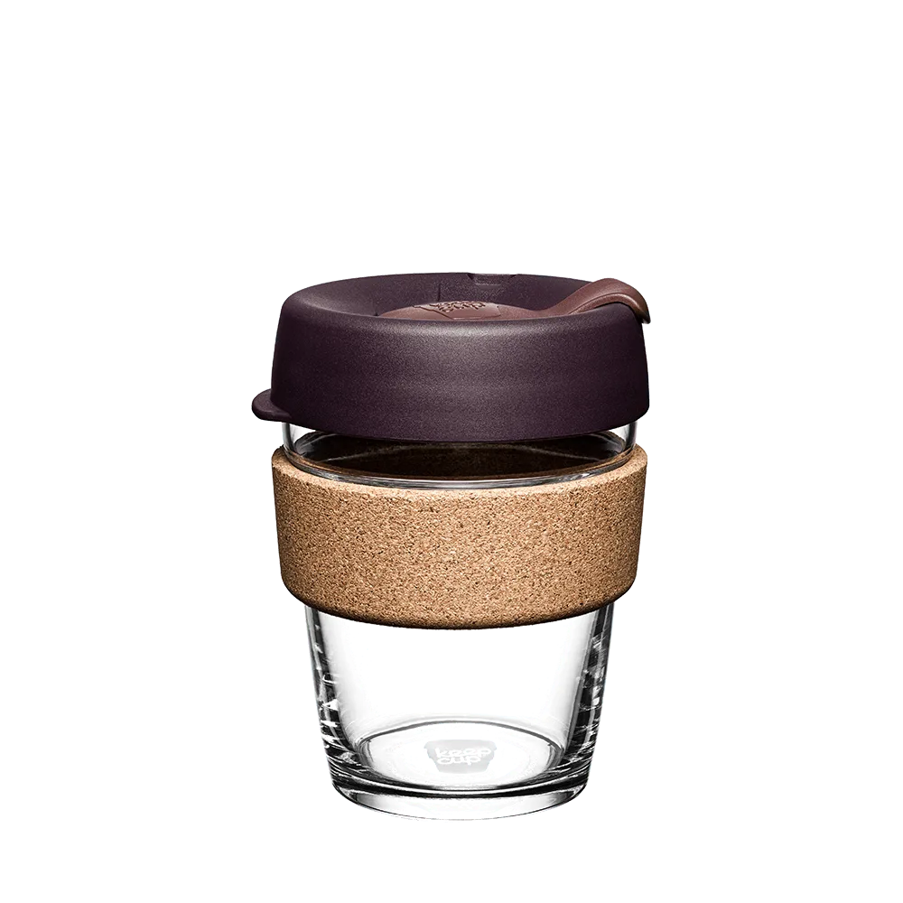 Brew Cork Glass Cup