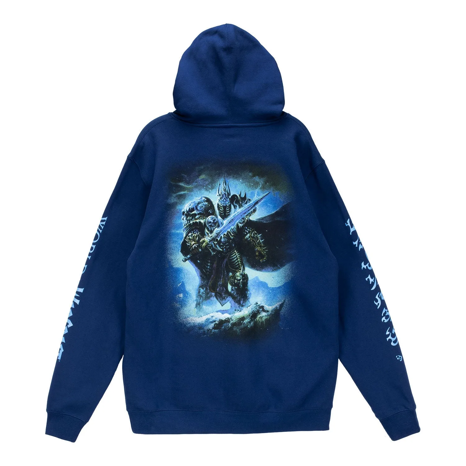 Pull-over à capuche bleu World of Warcraft Lich King