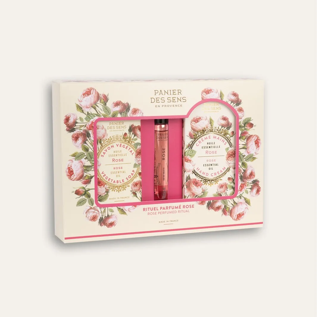 Coffret rituel parfumé - Rose Envoûtante