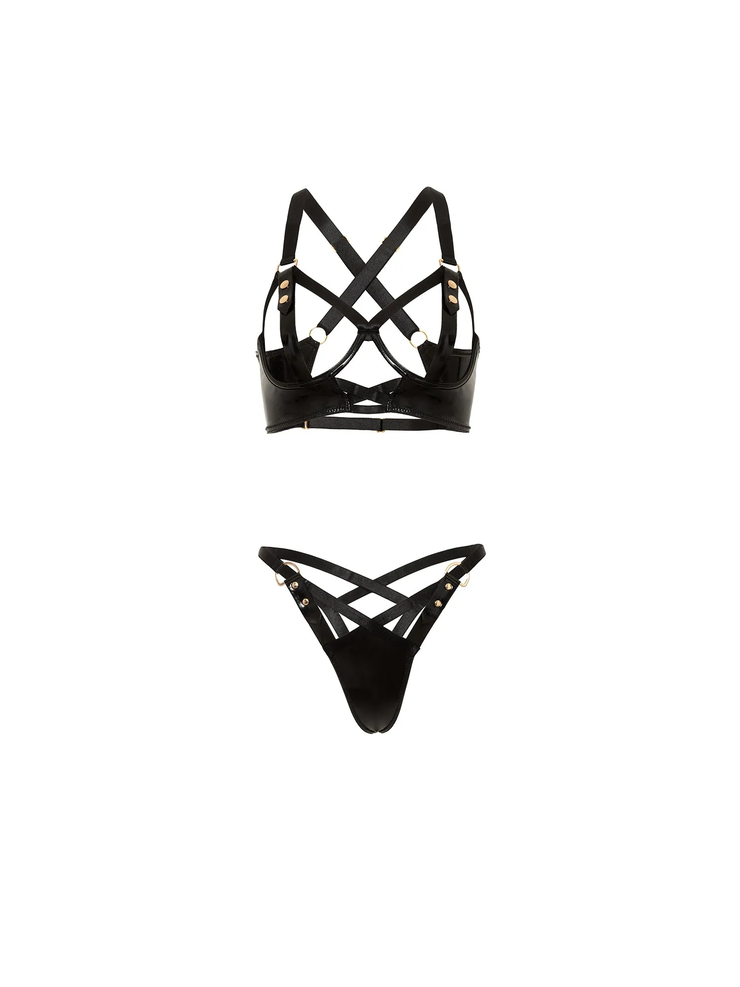 Set Reggiseno a Gabbia Fetish Desire