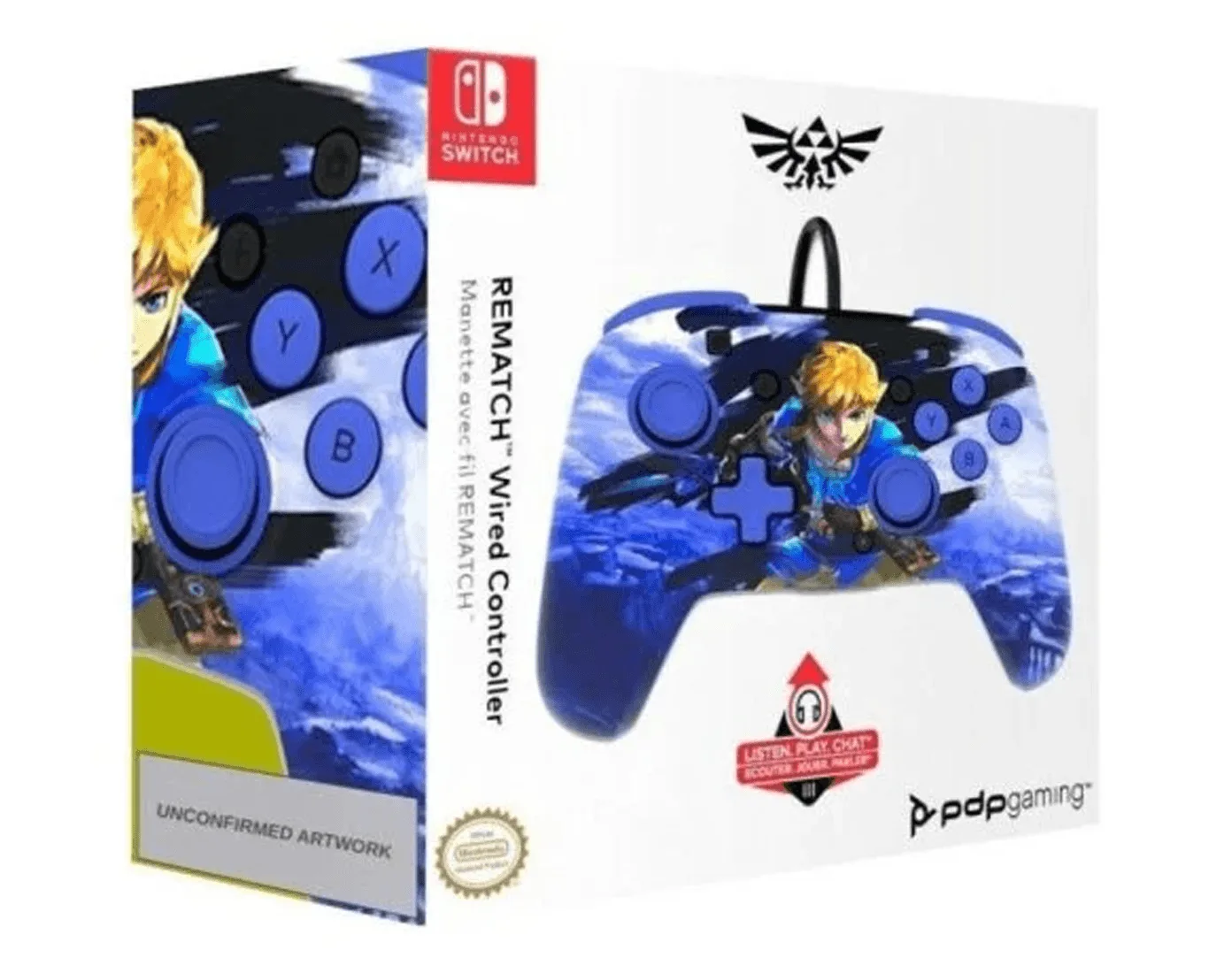PDP Switch Rematch Kabelgebundener Controller - Warrior Link (Switch)