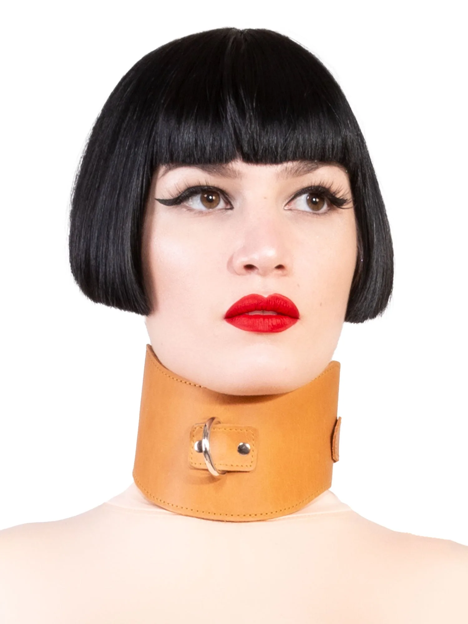 Tan Leather Collar