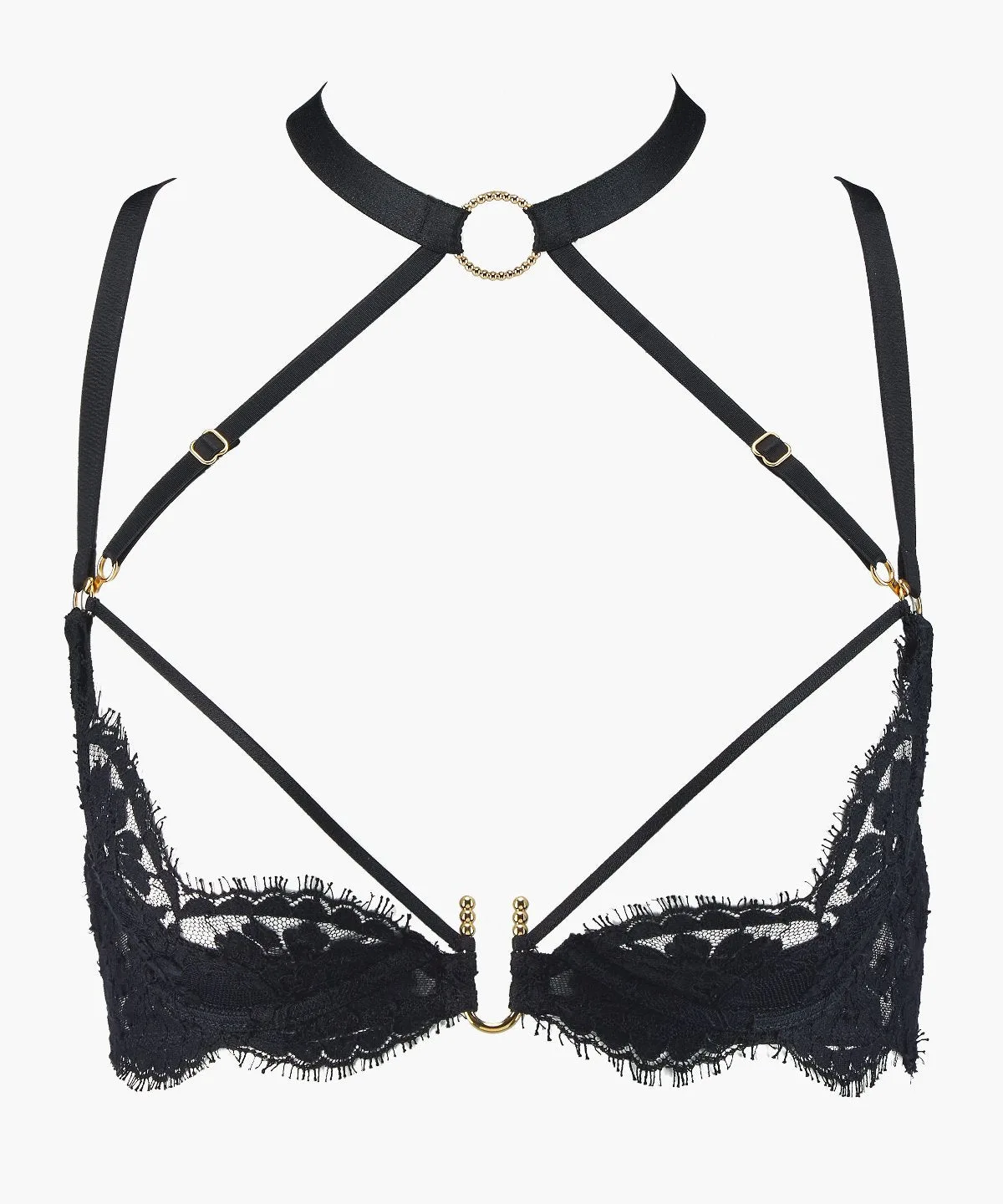 Under Your Spell Topless bra Ultra Black