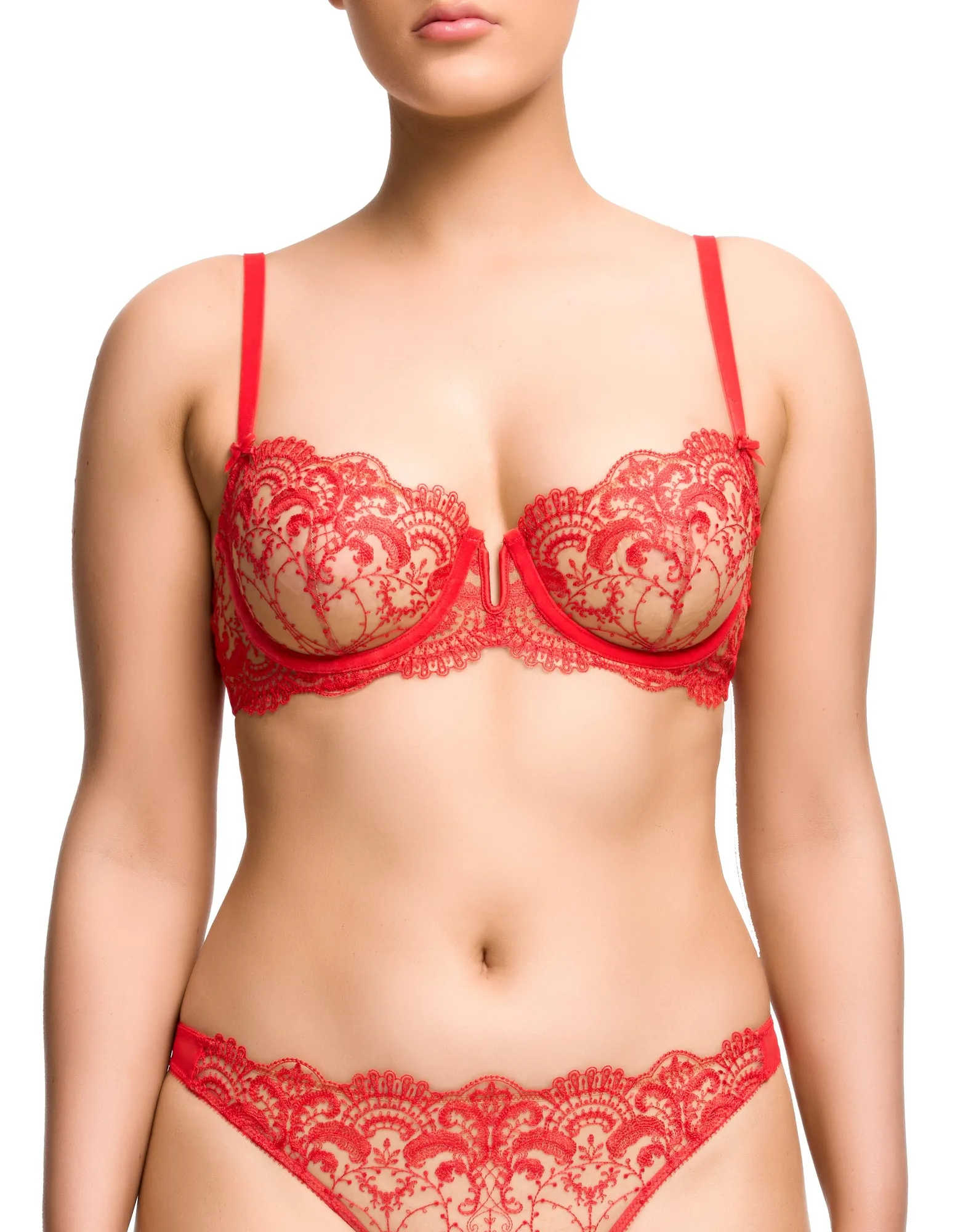 Nom De Plume Balconette Bra - Flame