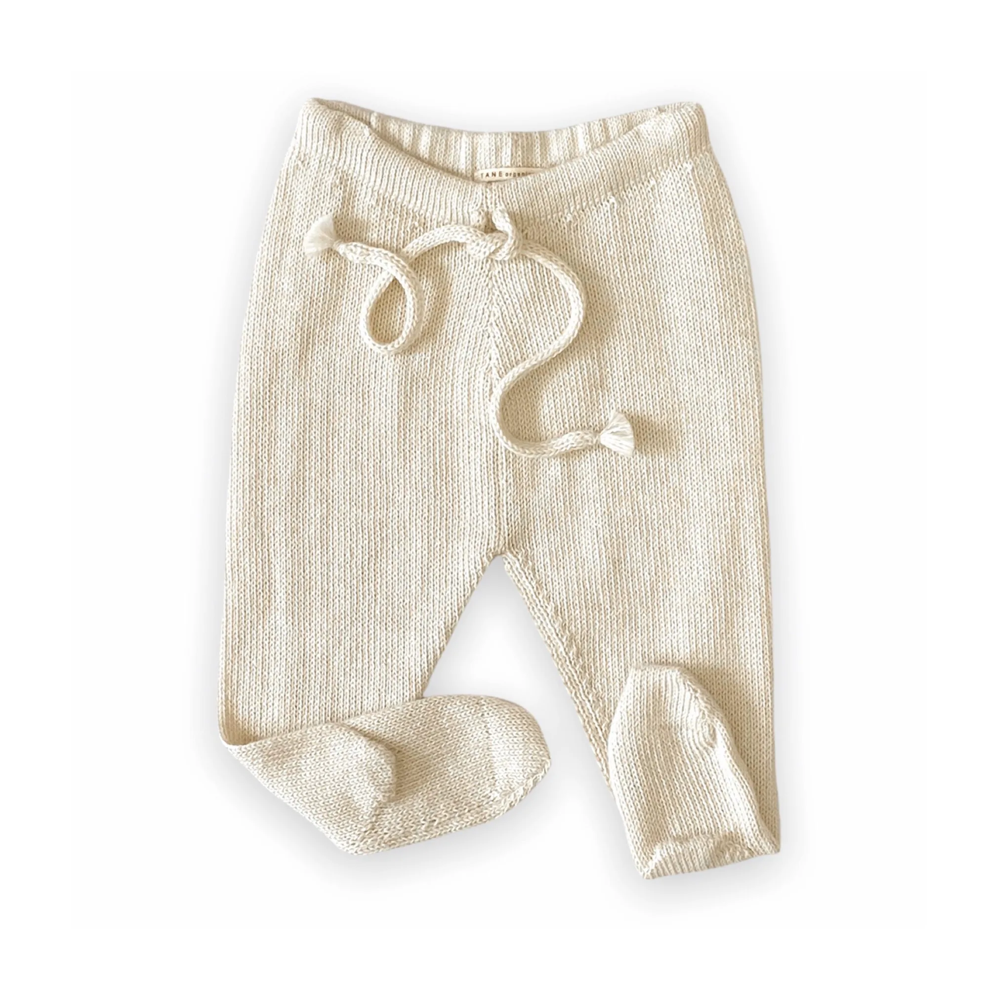 Pflege für Baby-Alpaka-Strickfußhosen