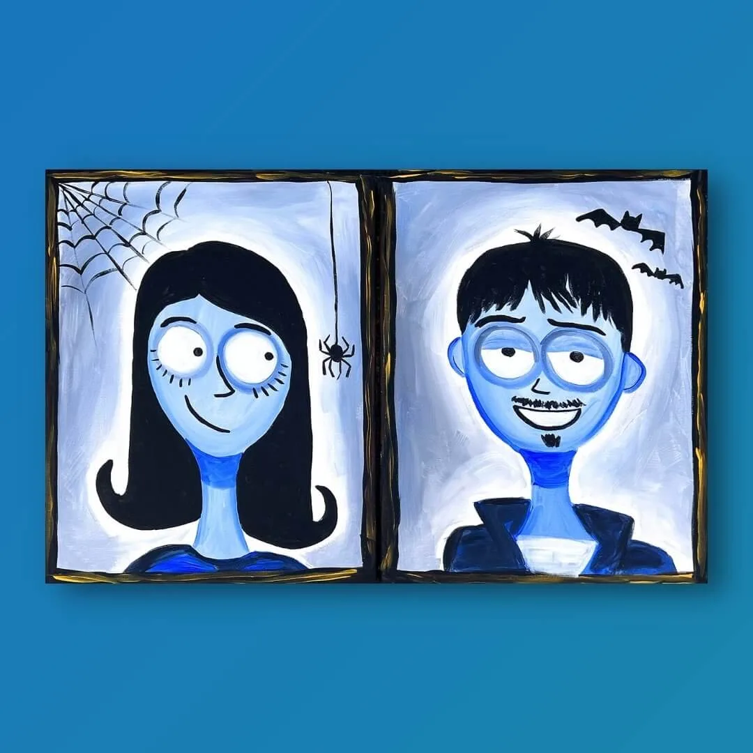 Ideas de pintura espeluznantes para una cita de Halloween