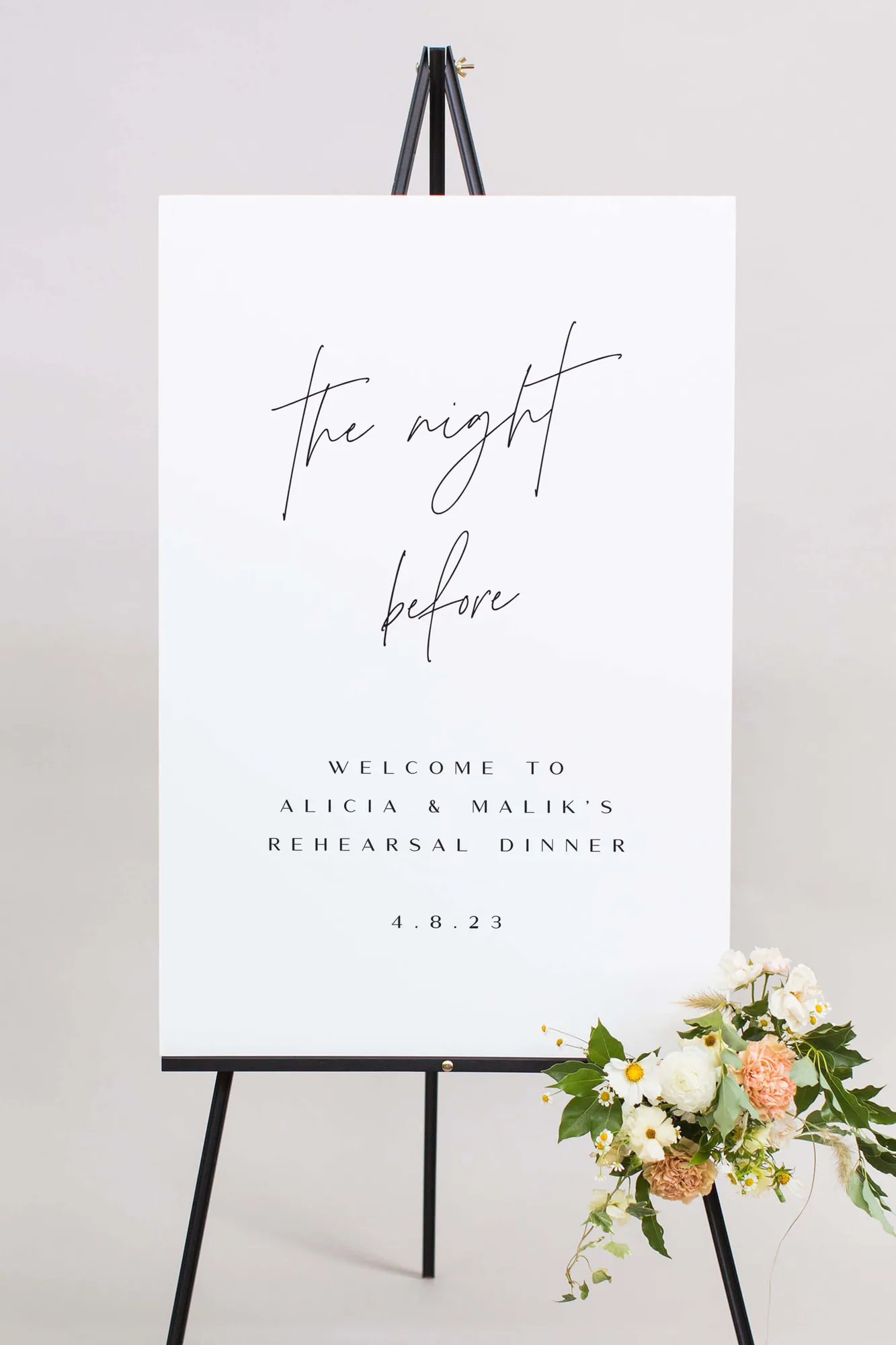 The Night Before Sign | The Alicia