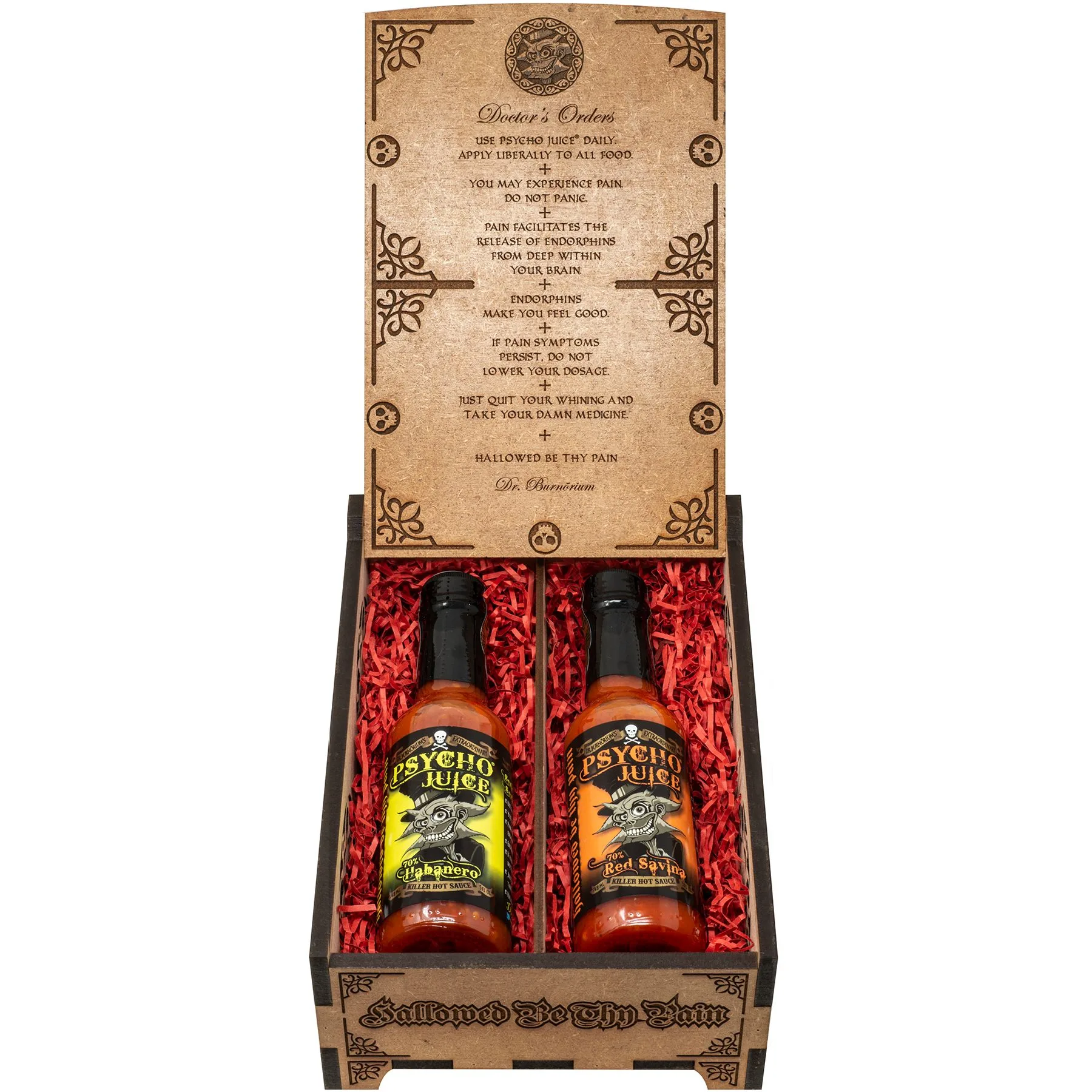 Dark Arts Collection Wood Duo Gift Box - Habanero