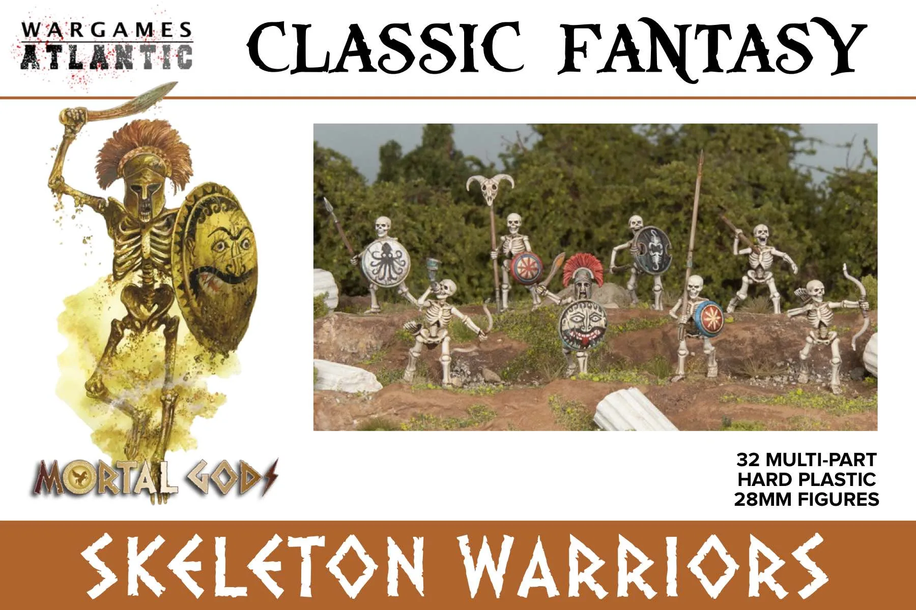 Skeleton Infantry vs The Damned Brutes: Undead Army Comparison